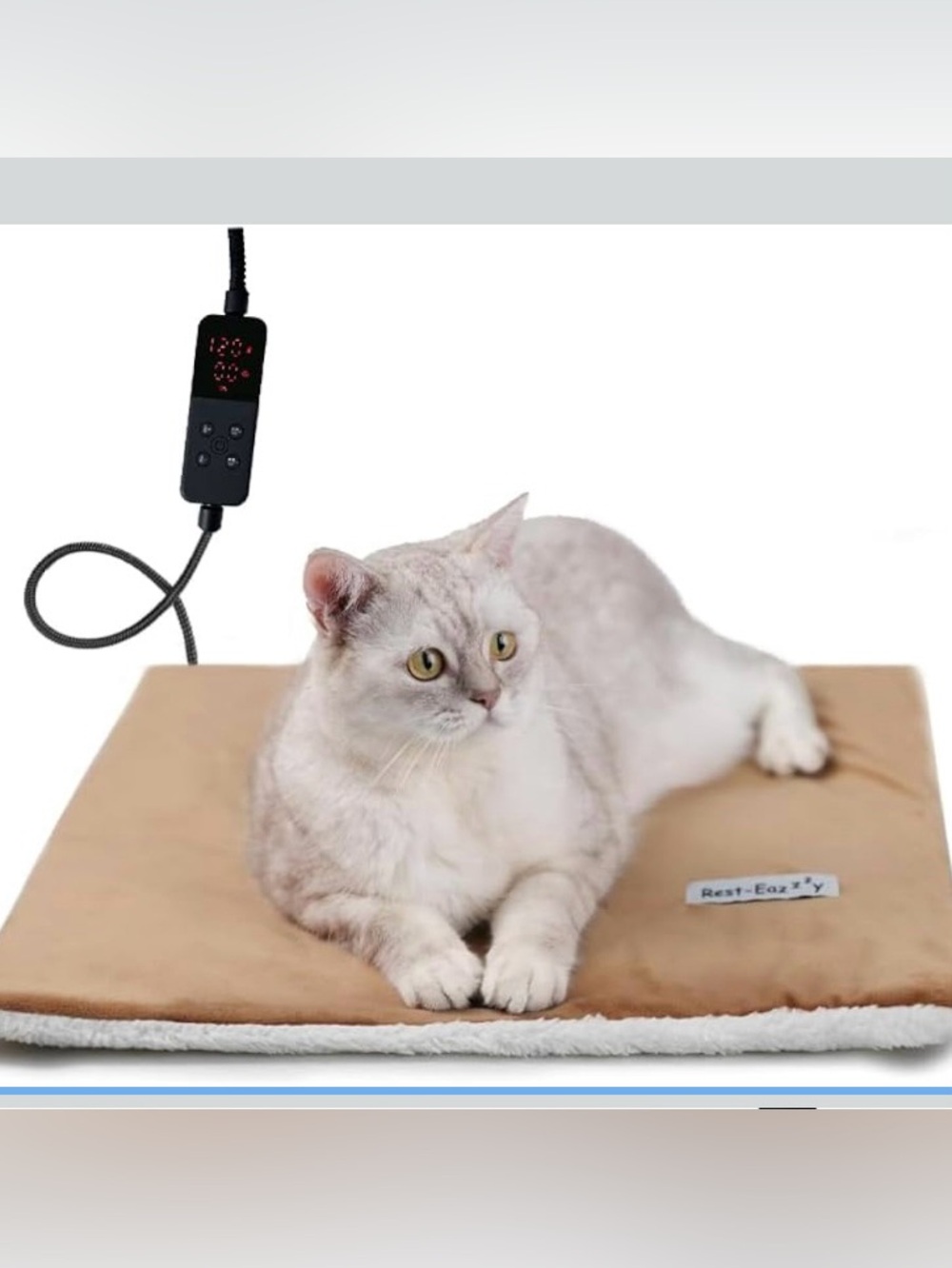Rest-Easy Heated Cat/ Dog Bed Pad